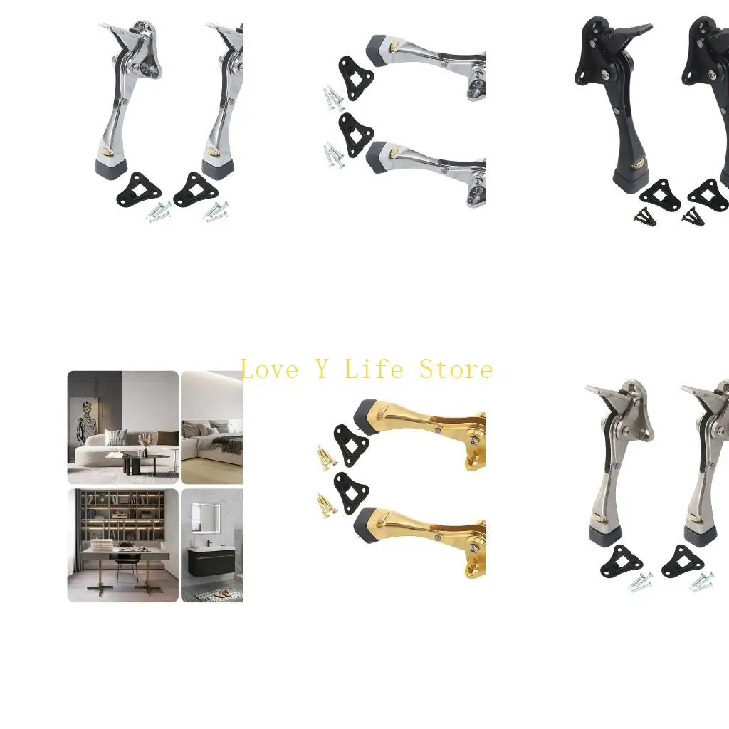 

L74C 2PCS Держатель дверей скинул дверной стоу.