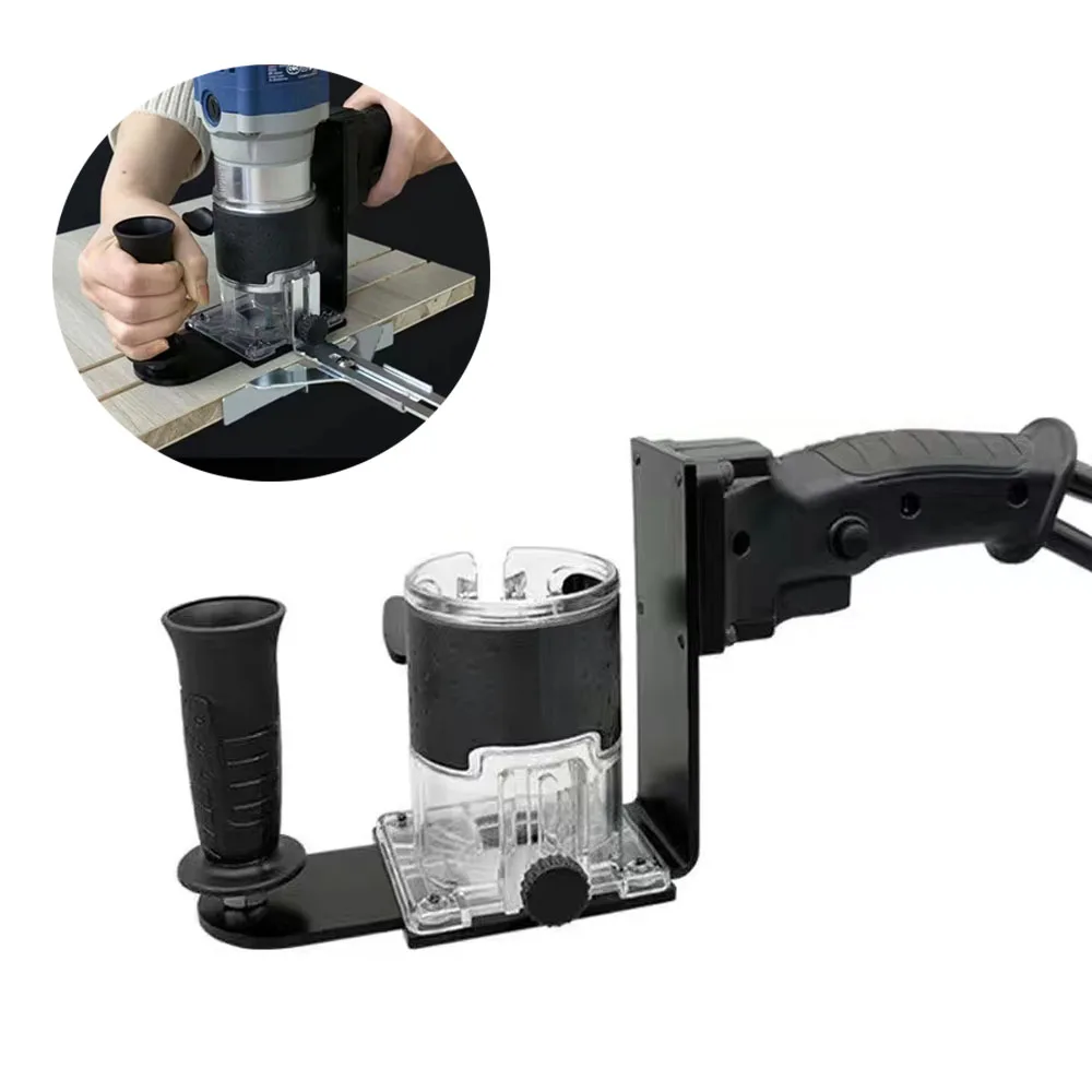 Hand Wood Milling Slotting Chamfering Router Trimming Balance Board Table Insert Plate Guide Tool For Woodworking 65mm Bench
