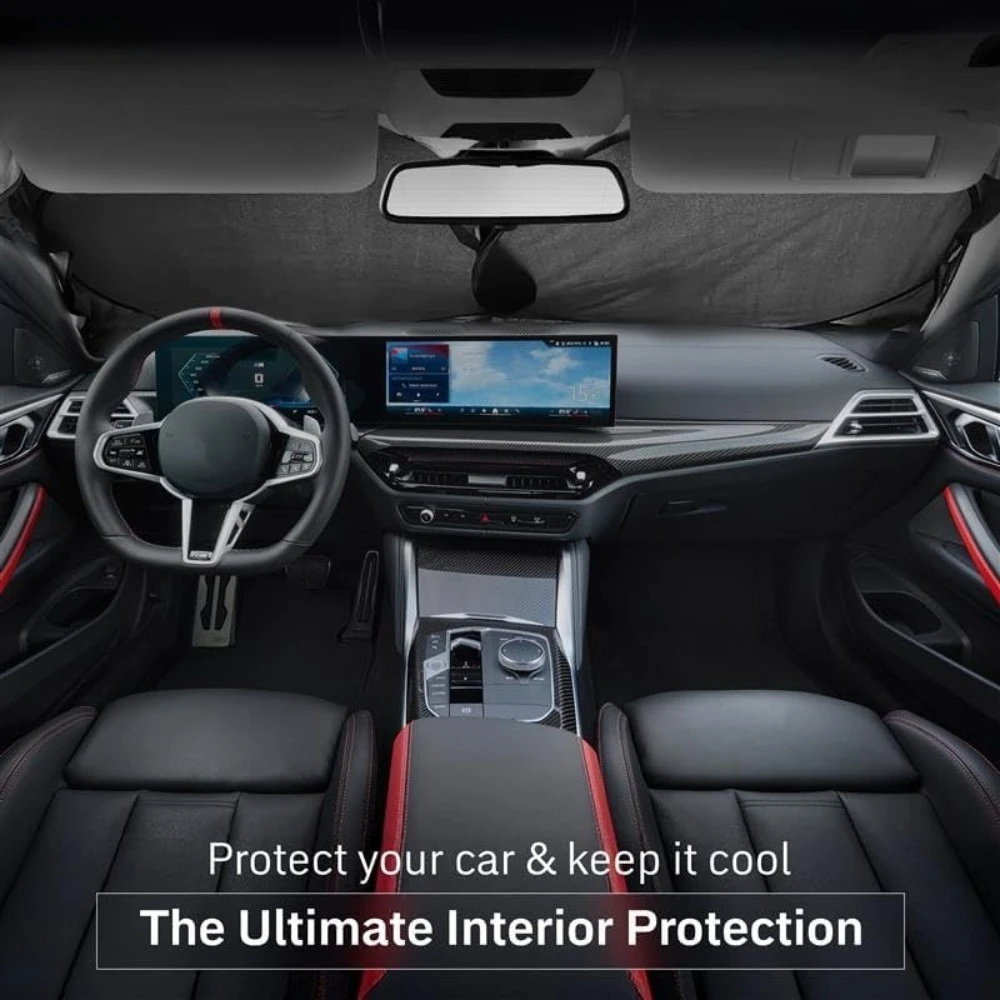 Car Windshield Sun Shade Car Sunshade Cover Visor Protector Interior Anti UV Sun Windscreen Folding Parasol Auto Accessories