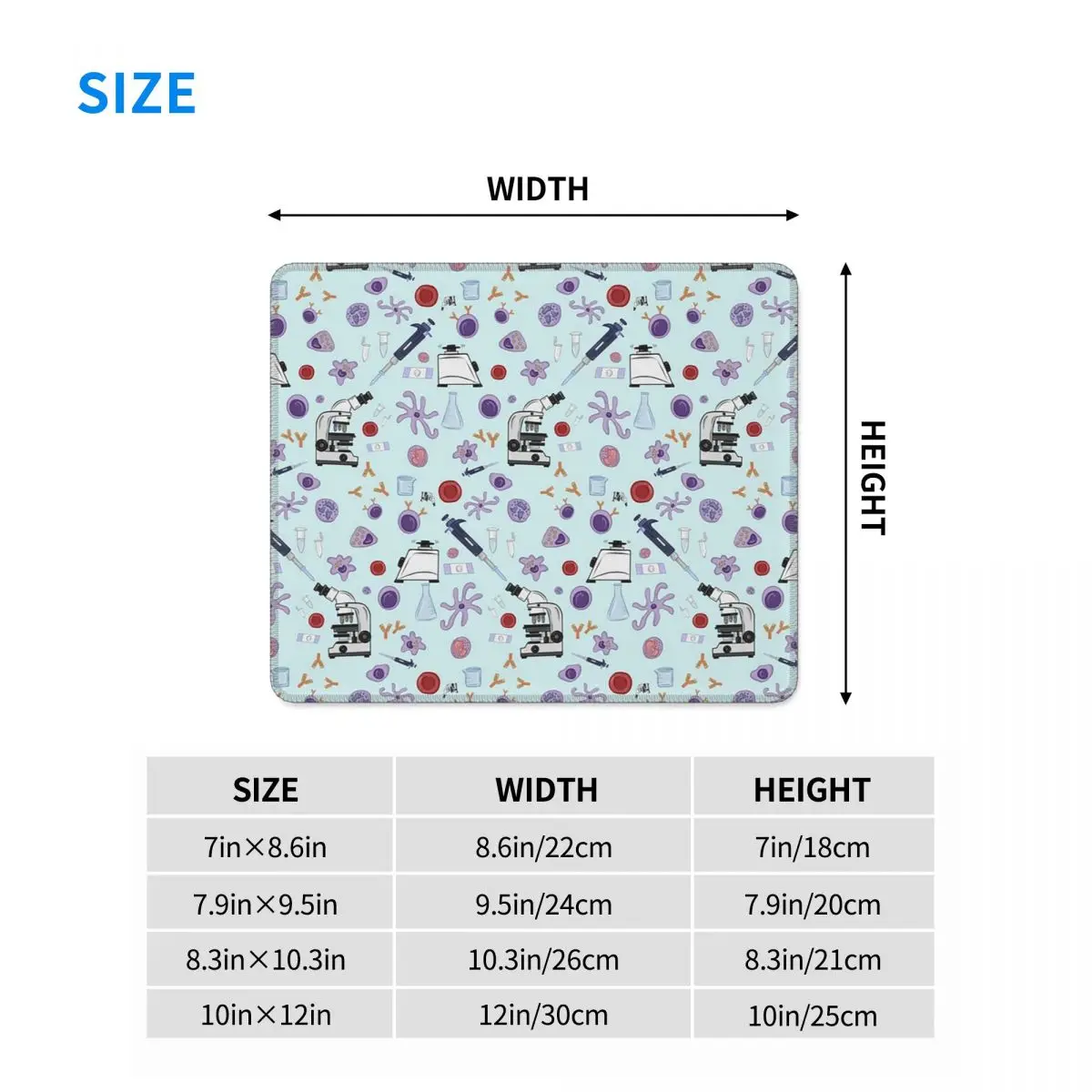 Alfombrilla de ratón científica, alfombrilla para teclado de ordenador, alfombrilla para ratón, Gaming, PC, portátil, escritorio, accesorios de oficina, alfombrillas para mesa