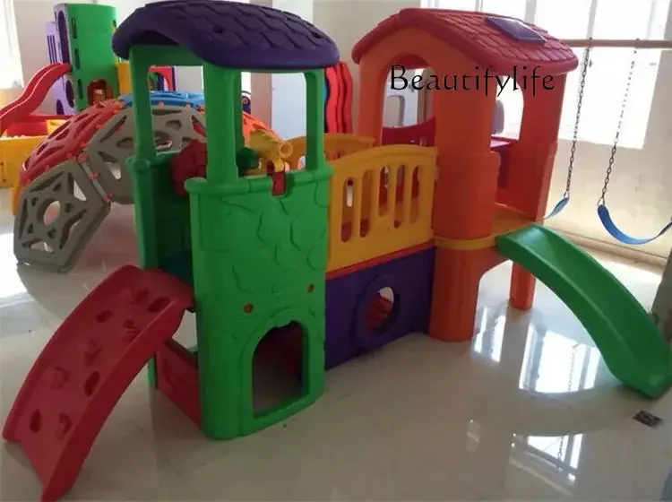 

французский стильSmall Plastic Slide Playground Set Kids Play House With Slide 2025 Hot Sale Children Play House Outdoor