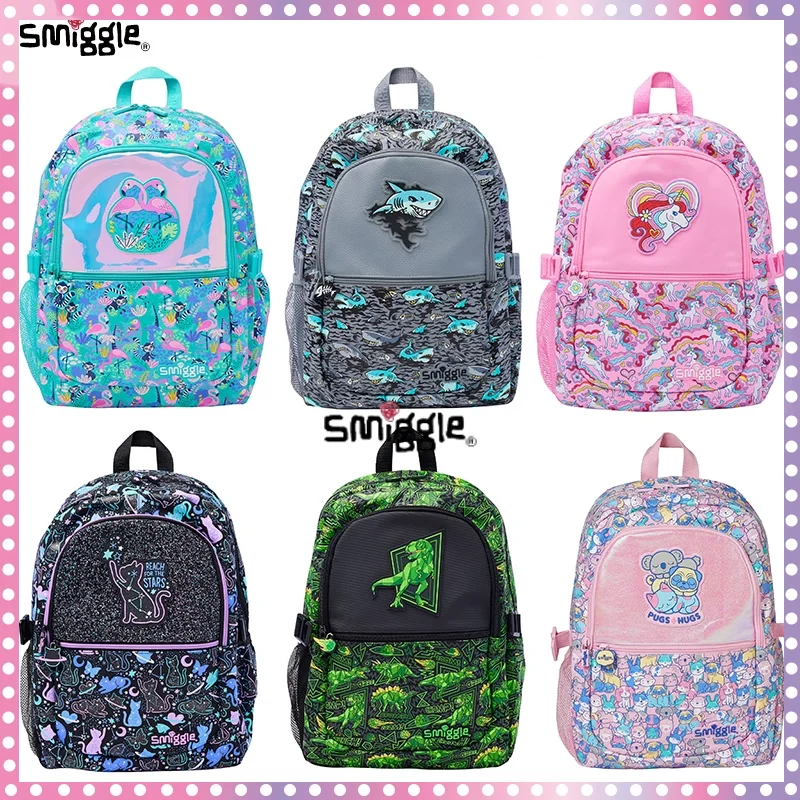 

New Australian Smiggle Backpack For Elementary School Students Anime Cartoon Students Schoolbags Cute Backpack Stationery Gifts