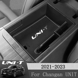 LHD For Changan Unit Uni-t 2021 2022 2023 Armrest Box Storage   Central Control Storage Box Multifunctional Box Accessories