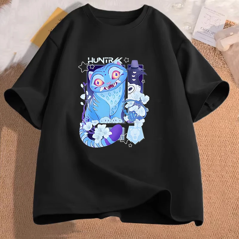 

Women T-Shirt Kpop Demon Hunter Tiger Graphic Tops Female Clothing Fashion Korean Anime Casual Harajuku Short Sleeve Tees