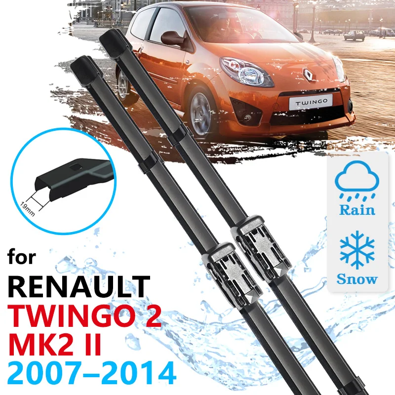 Für Renault Twingo 2 MK2 II 2007 2008 2009 2010 2011 2012 2013 2014 Windschutz Windschutz Auto Zubehör Auto Vorne wischer Klinge