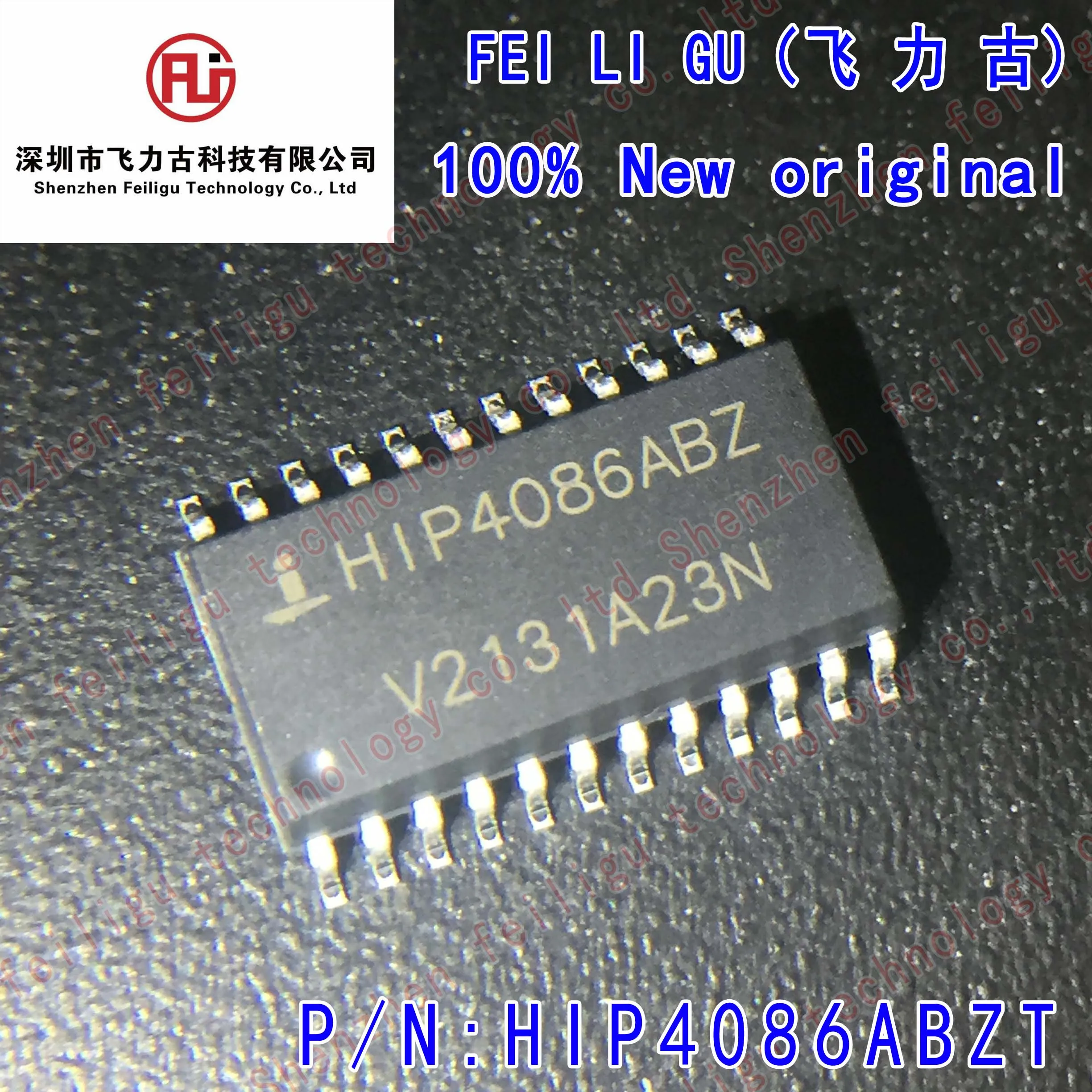 1/10/30Pieces 100% New original HIP4086ABZT HIP4086ABZ HIP4086 package:SOP-24 half-bridge gate driver chip