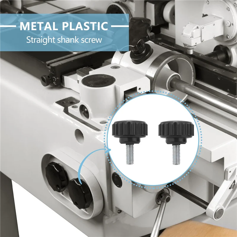 M4 x 10 мм Винт с круглой головкой на винтах с накатанной головкой Зажимная ручка 2 шт.