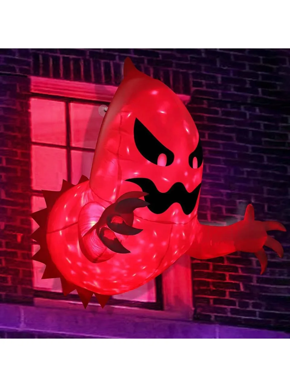 1.4m Halloweenowy Duch Straszny Nadmuchiwany Gigant Składany Fantom Unikalna Dekoracja na Imprezę Plenerową do Ogrodu na Trawnik — 2