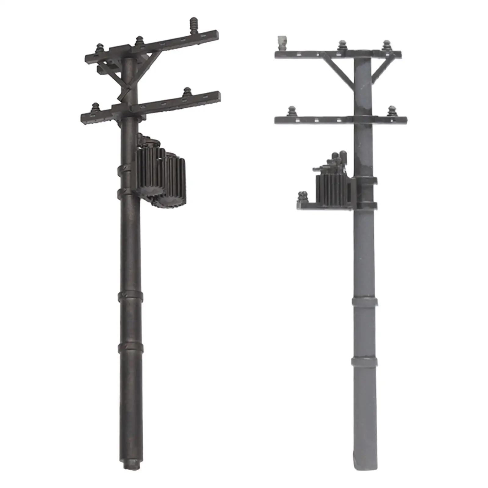 Modèle de poteau de téléphone Sacle 1/64, cadeau, ornement de paysage de Table, accessoires de chemin de fer, décor de Table de sable robuste et réaliste