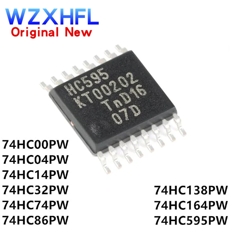 10PCS 74HC595PW HC595 TSSOP-16 74HC595 SN74HC595PWR 74HC00PW 74HC04PW 74HC14PW 74HC32PW 74HC138PW 74HC164PW 74HC74PW 74HC86PW