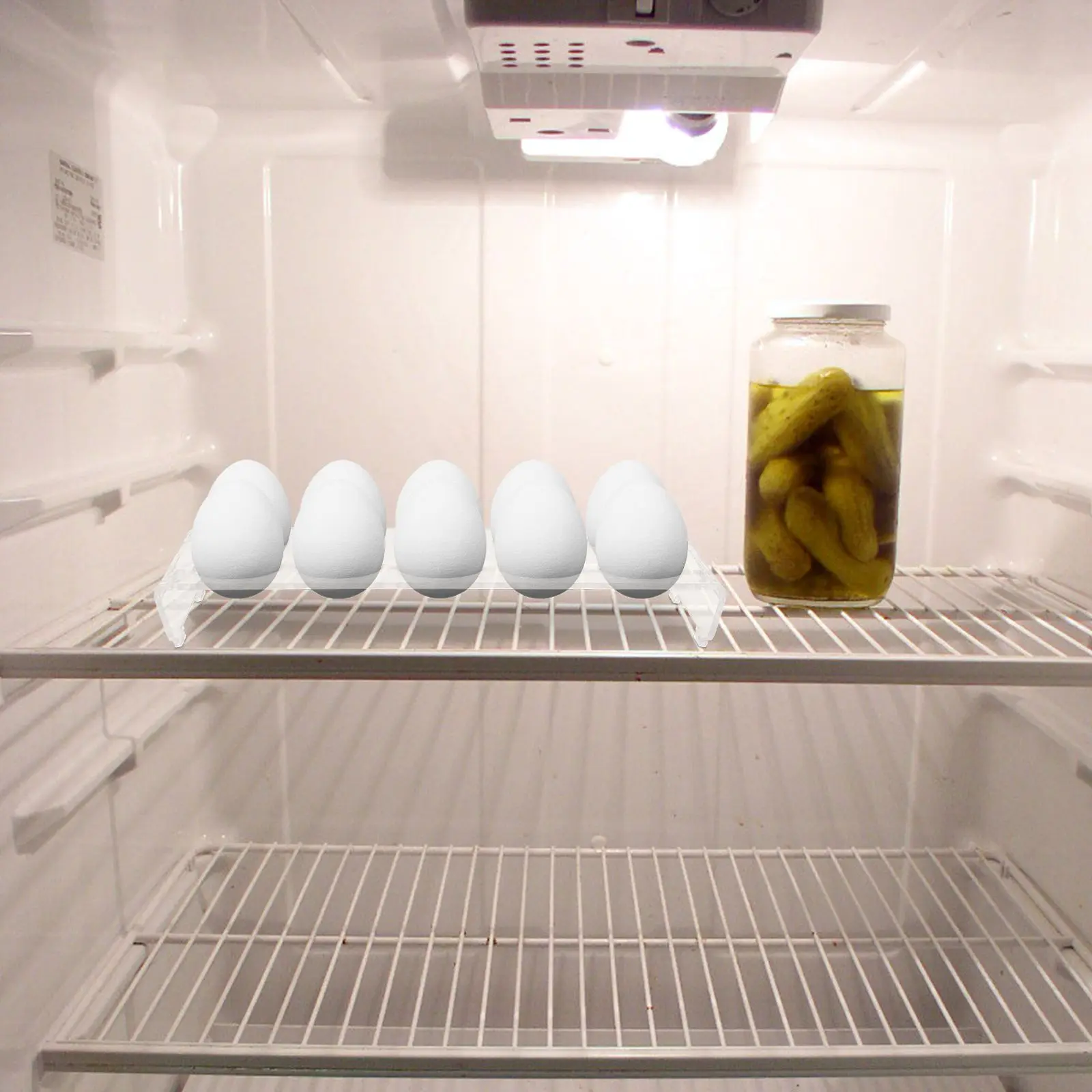 Acrylic Box Organizer Large Capacity Egg Holder Egg Holder For Refrigerator Container Shelf Rack Tray Acrylic Egg Storage Boxes