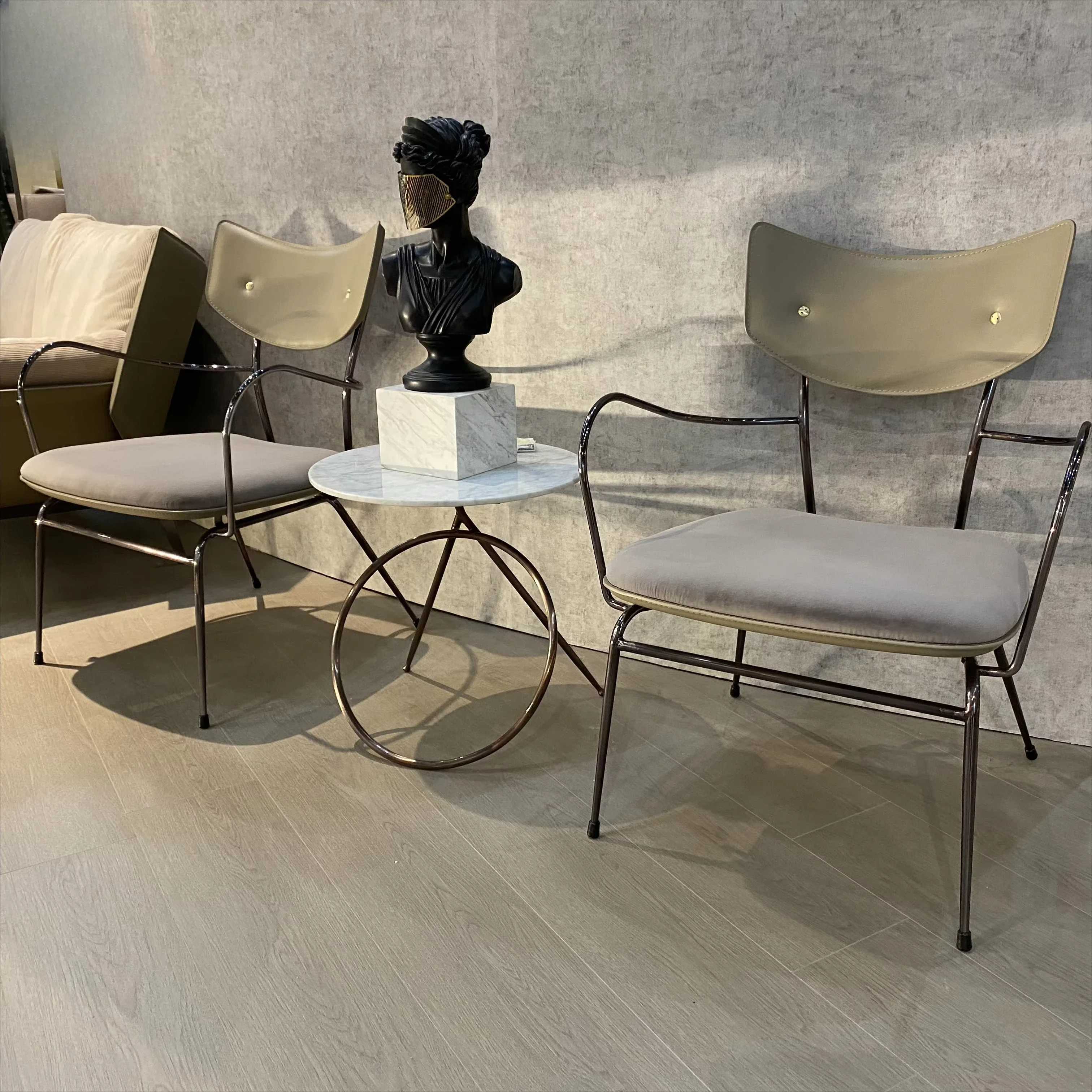 

#Fashion Design Pu Back Dining Room Chairs Modern Luxury For Home