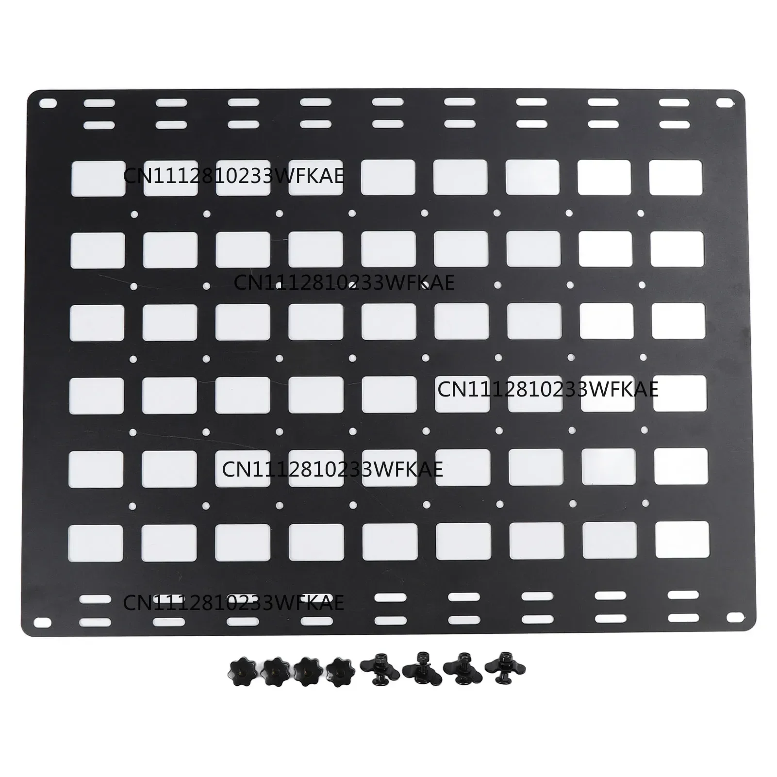 800 X 600 X 2mm Multifunctional Truck Bed Panel with Fixing Base Stud L Rail Storage Panel Organizer Aluminum Alloy