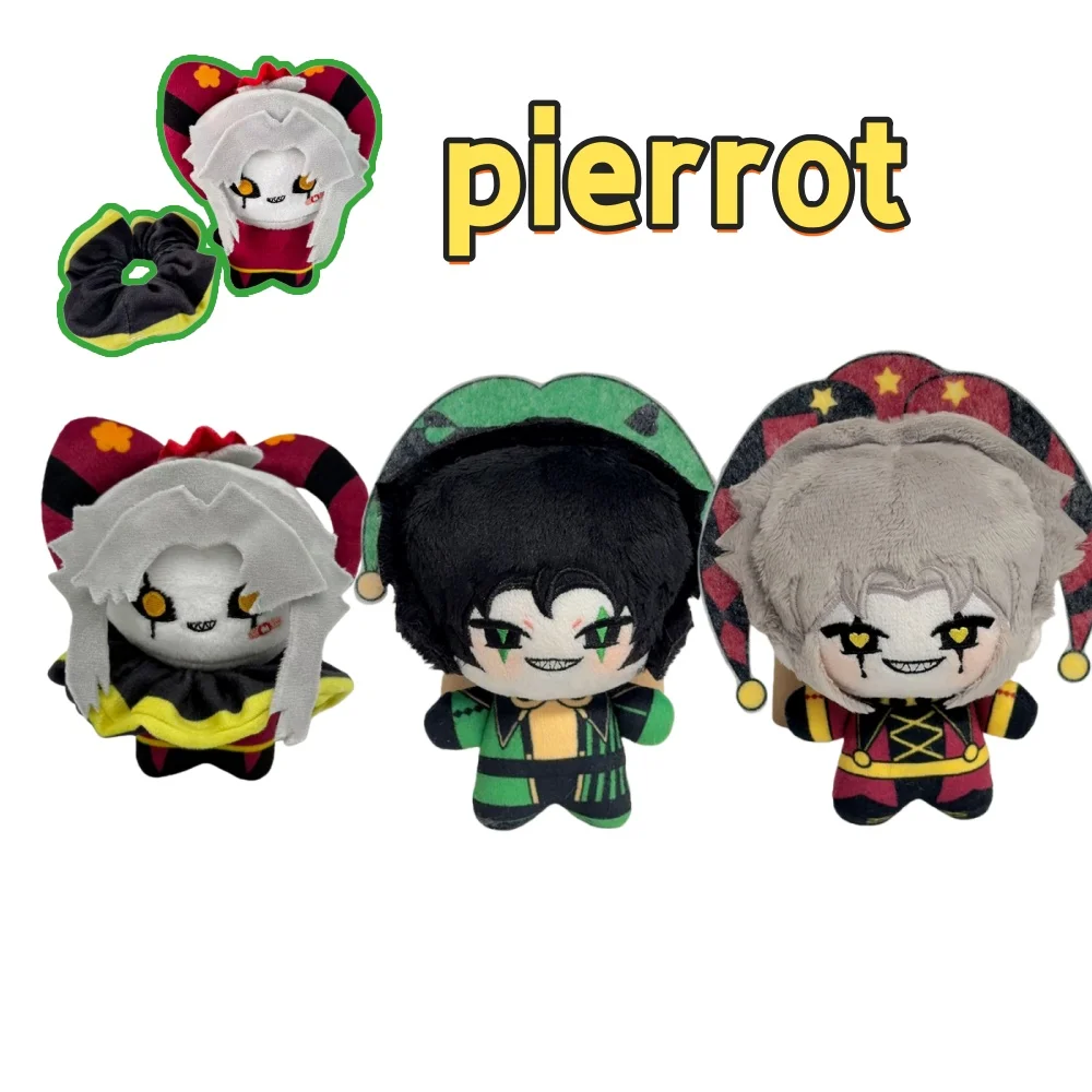 

Hot Pierrot Plush Doll 10cm Circus Freak Cotton Stuffed Toy Fan Support Collectible Gift For Anime Fans And Kids Desk Decor