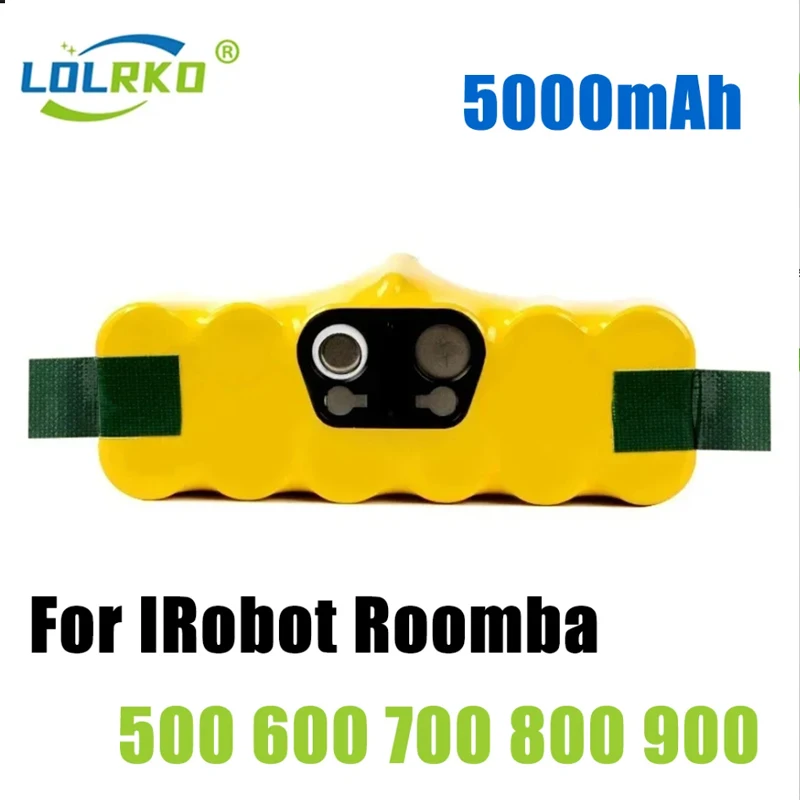 

14.4V Battery For iRobot Roomba 5000mAh Battery For iRobot Roomba 500 600 700 800 900 series 14.4 V 620 650 770 780 580 Battery