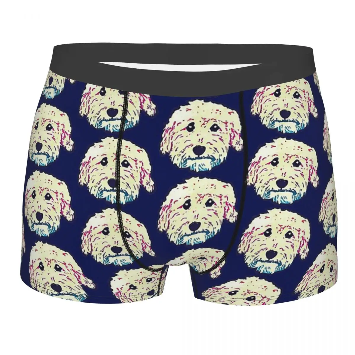 

Goldendoodle, восхитительные трусы с лабрадором, собакой, доге, трусы, мужское нижнее белье, шорты, боксеры, трусы