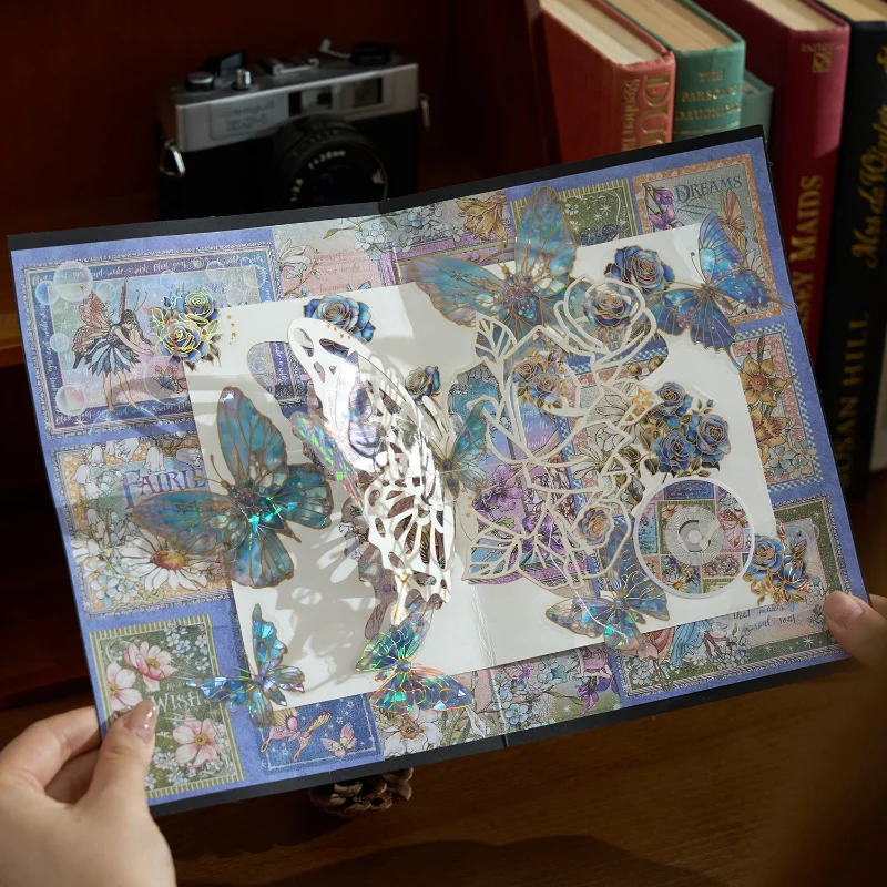 

Всплывающая книга с бабочкой, серия «Бабочка для танцев и сада», ценный студенческий полный набор материалов, подарок ручной работы «сделай сам»