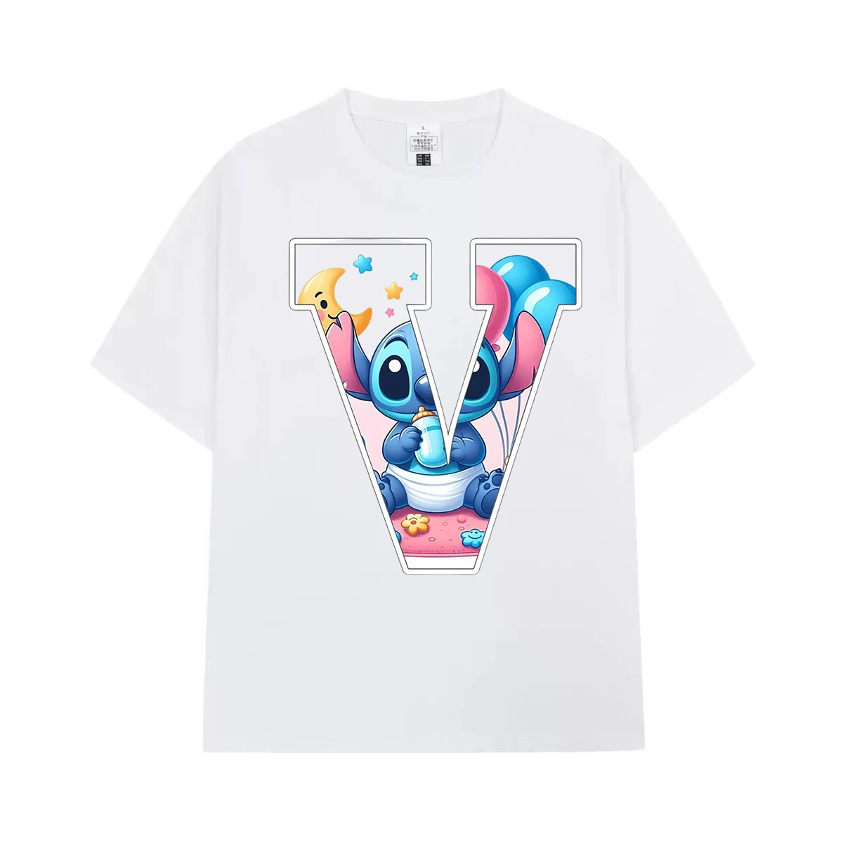 

Disney Stitch Summer Adult Cotton T-shirt