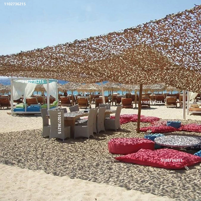 Double-Layer Camouflage Netting, Military-Style Camouflage Netting, Suitable for Use as balcony Shade Netting or for Camping
