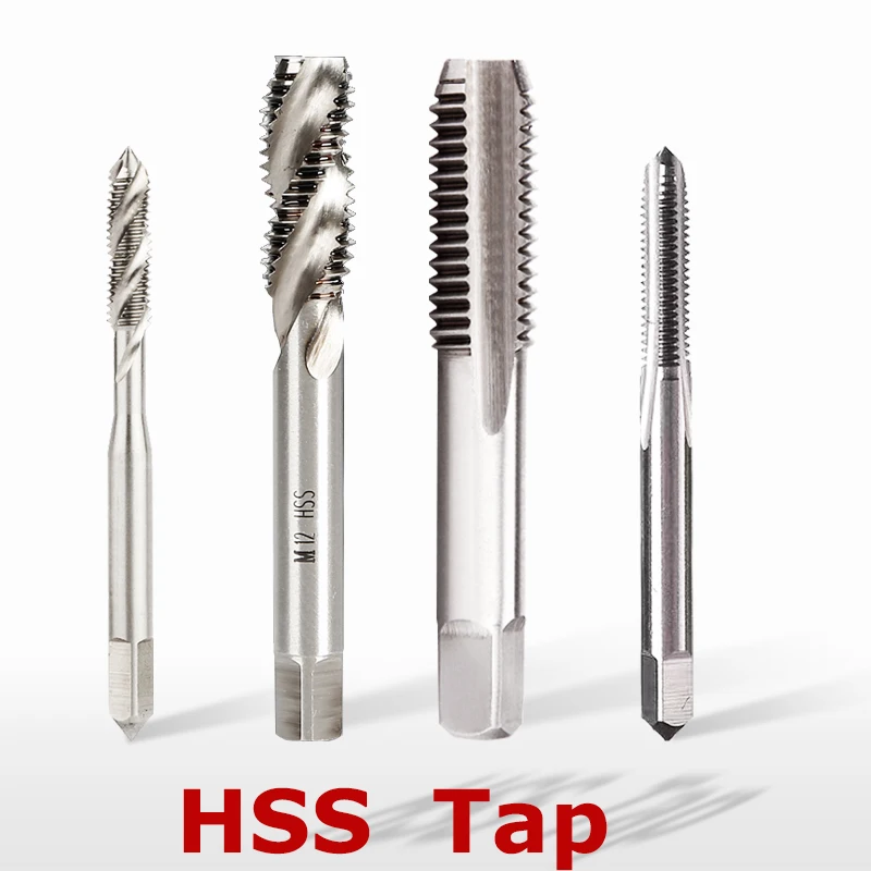 Metric HSS Straight Flute Tap Machine For Metal Through Hole M1 M2 M3 M4 M5 M6 M7 M8 M9 M10 M11 M12 M13 M14 M16 M17 M18 M19 M20