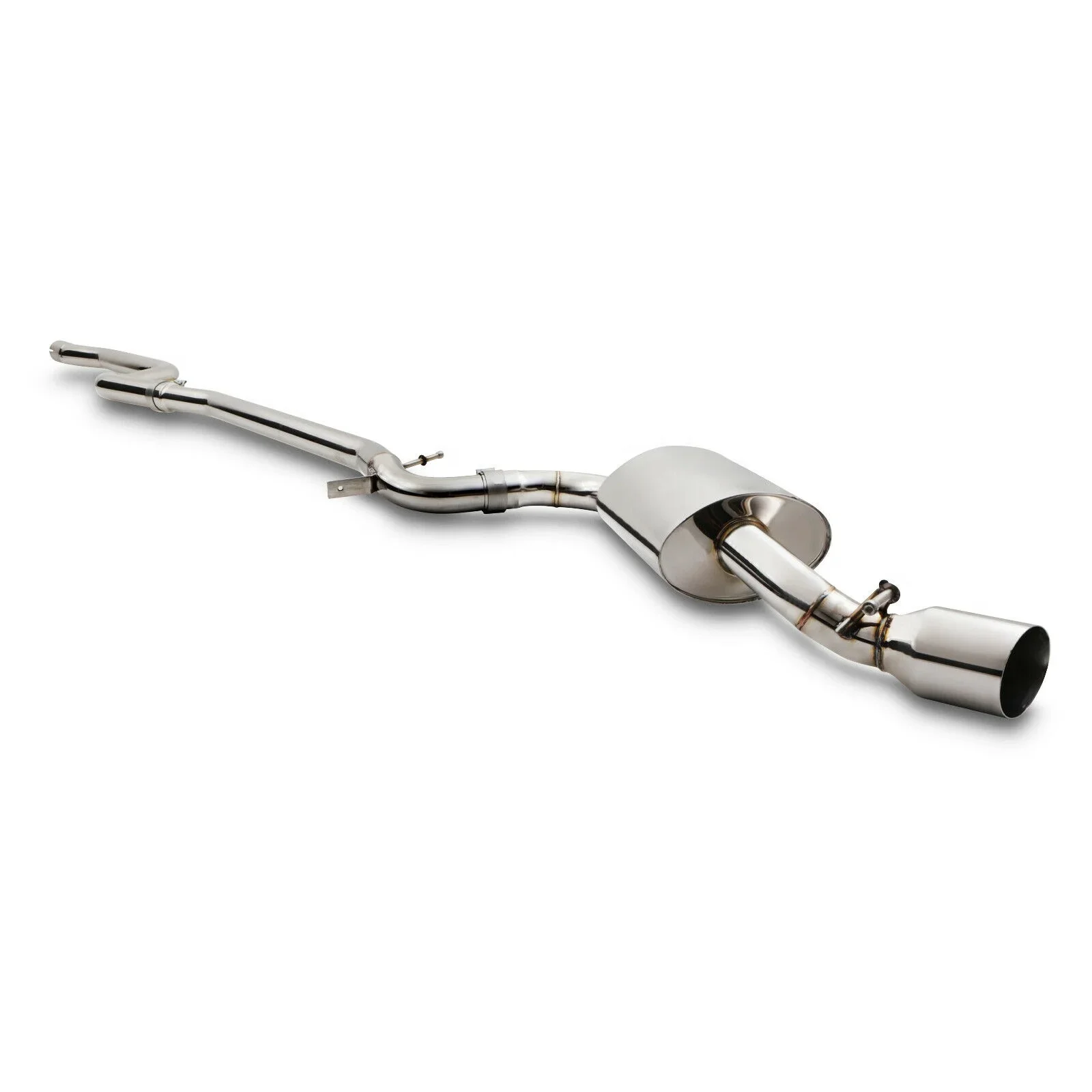 STAINLESS CATBACK SPORT EXHAUST SYSTEM FOR B-MW E90 320d 3 SERIES N47 07-13