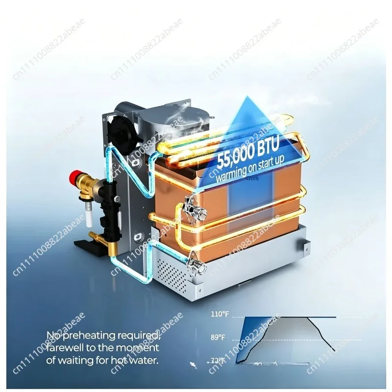Propane Gas Water Heater for RV 12V Outdoor Camper Hot Water System