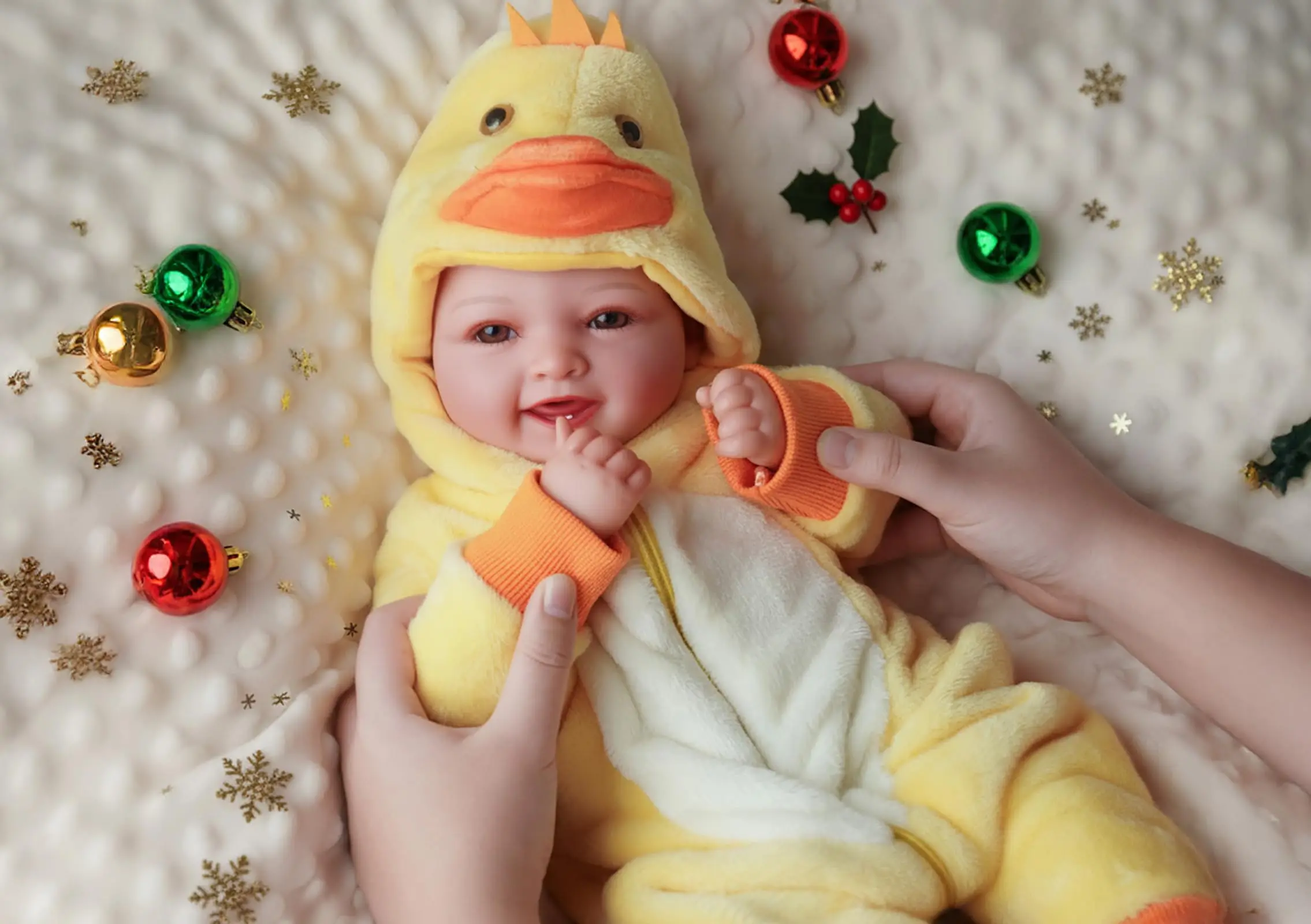 BABESIDE Lekki zestaw lalek dla dzieci – Realistyczna, miękka lalka o wysokości 38 cm dla dziewczynek, łatwa do przenoszenia i przytulania – Zabawa w udawanie i prezent dla maluchów