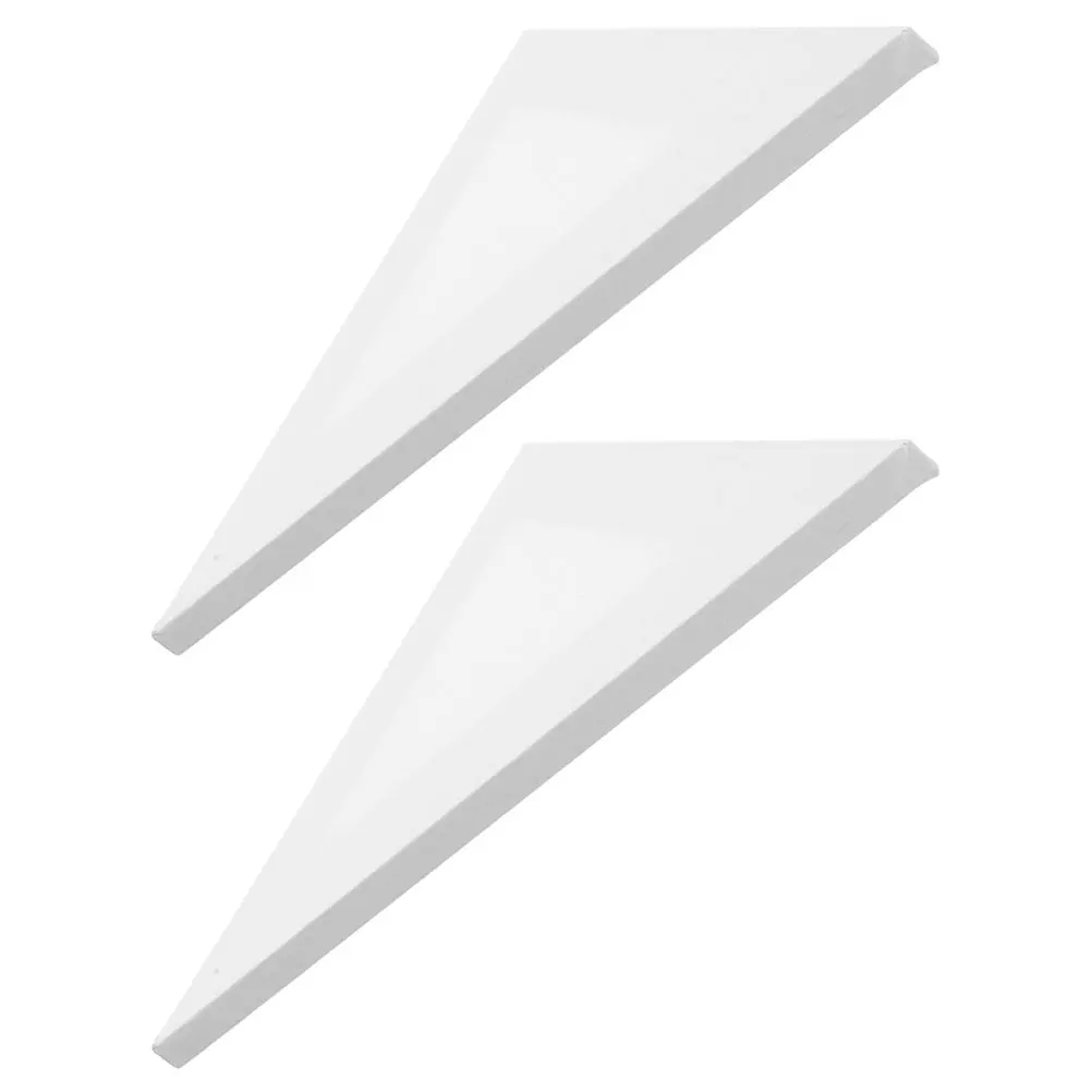 

2Pcs Triangle Stretched Canvas Boards Creative Triangle Art Canvas for Oil Acrylic Painting Artist Supplies Modern Art