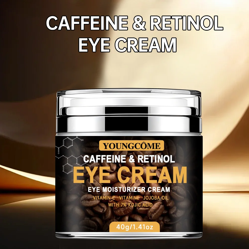 Cafeïne Oogcrème Vervagen Donkere Kringen Oogcrème Verstevigende Verwijdering Wallen Hydraterende Lichter Anti-aging Oogcrème