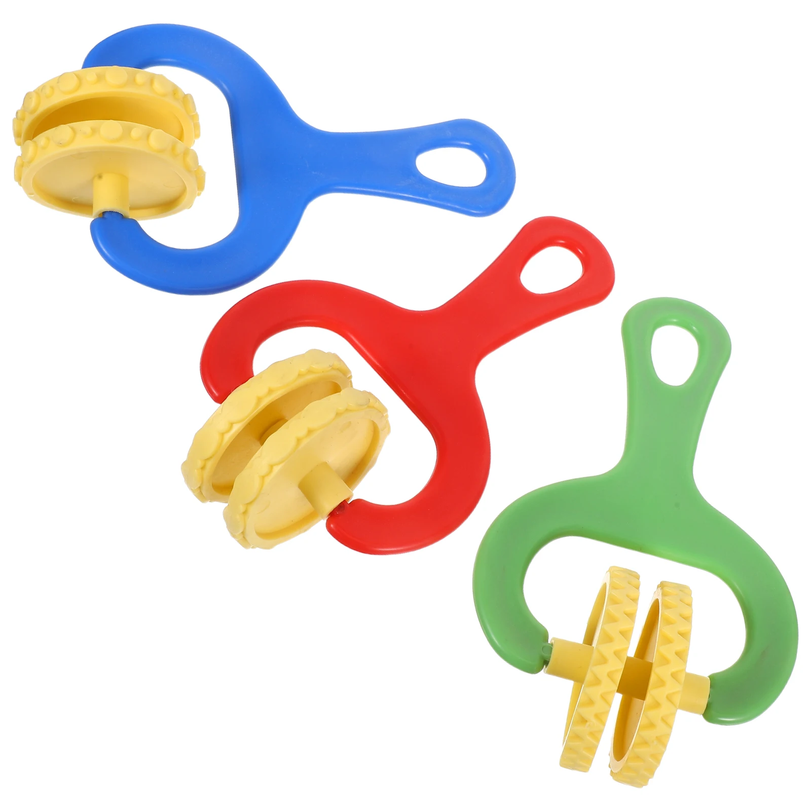 3 Pcs 's Mold Set Roller for Clay Preschool Craft Supplies Modeling Tools Plastic Art