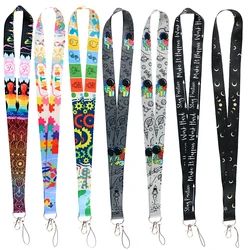 Autism Puzzle Mobile Phone Neck Strap ID Card Rope Astronauts Lanyards For Card USB Badge Gym Holder Key Chain Camera Rope