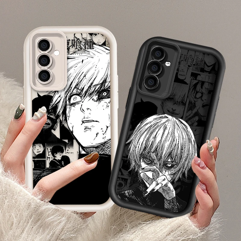 Anime Tokyo Ghoul For Samsung Galaxy S24 S23 S22 S21 S20 Ultra Plus FE A52 A53 A54 A71 Eye Ladder Phone Case