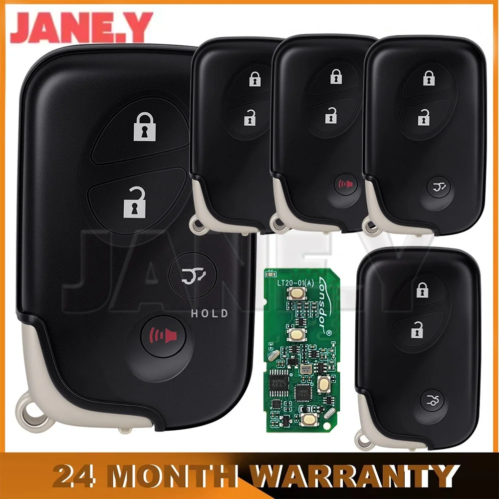Lonsdor LT20-01 Universal Smart Key For Lexus IS250 ES350 LS460 8A & 4D LT20 Remote Key Support K518 K518ISE KH100+ Programmer
