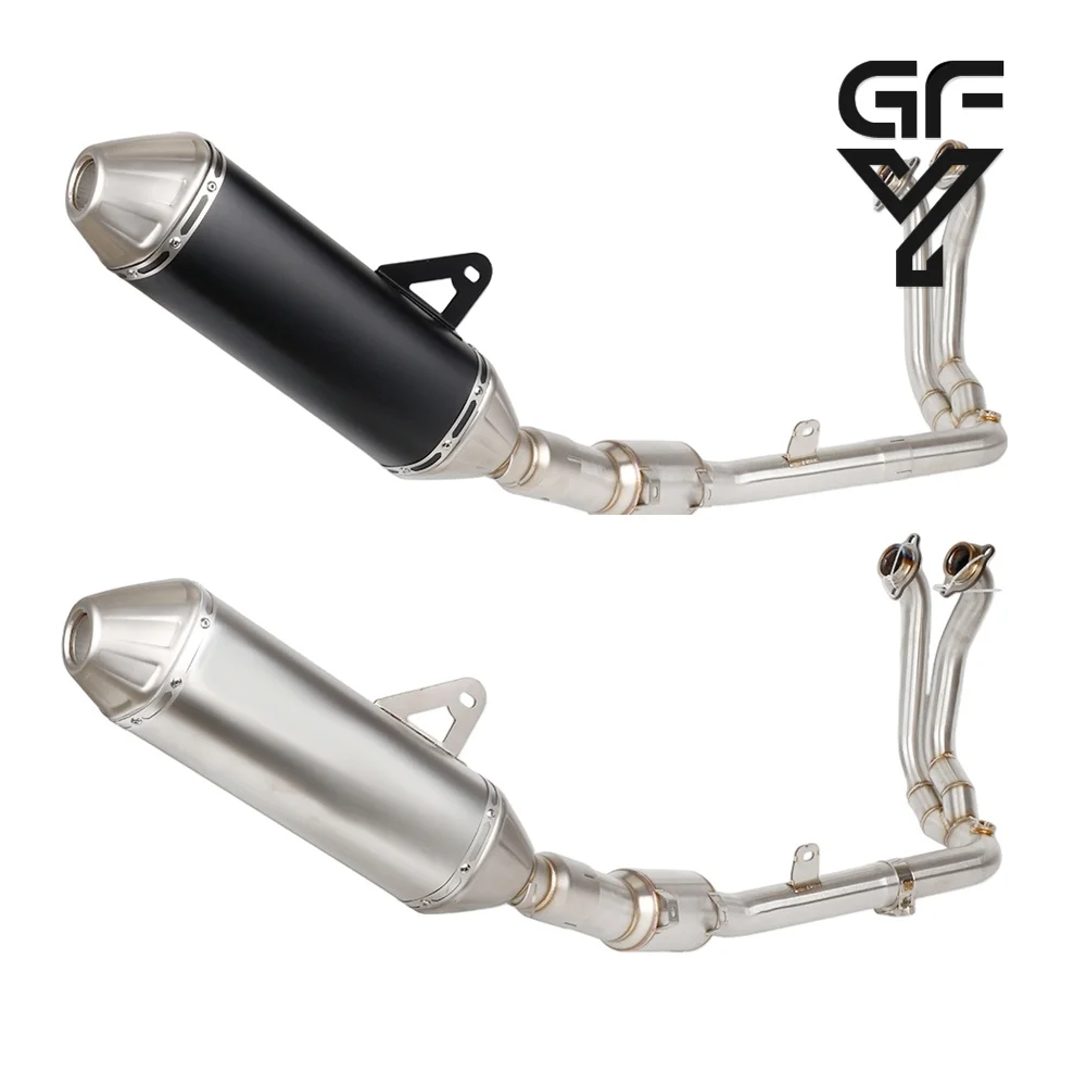 For Kove 800X Pro 2024-2026 800X Rally 24-26 800 X Rally / Pro Euro 5+ Motorcycle Exhaust Muffler With Header Link Pipe Slip-on