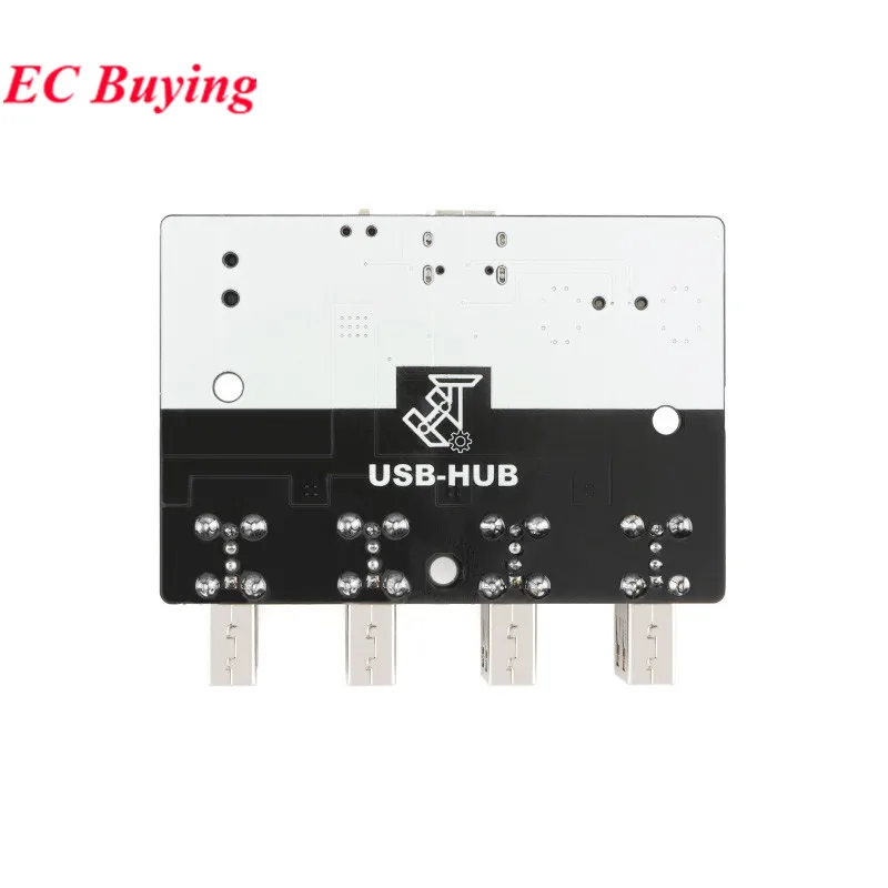Módulo Hub CH334 4 Interface USB2.0 Hub Chip 40 MB/S 5V XL-USBHUB USB-A TYPE-C DC5.5 * 2.1 Interface