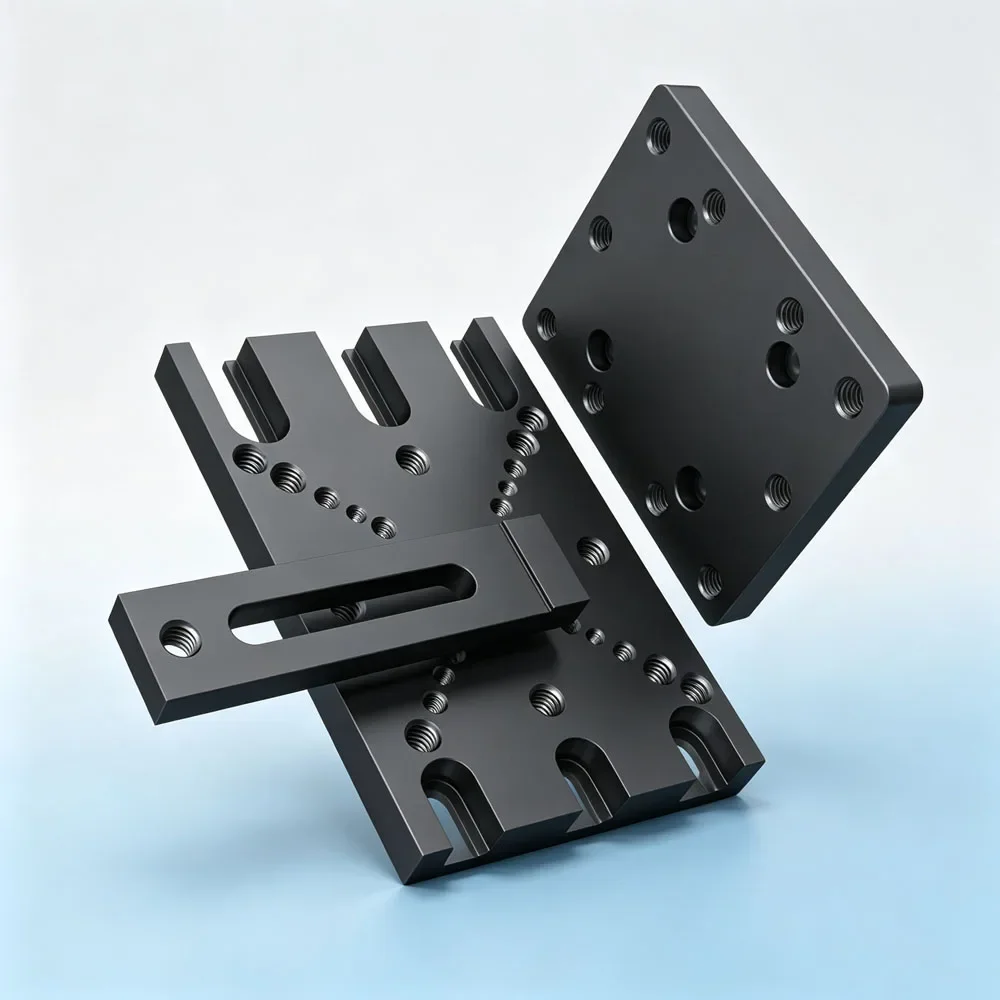 Aluminum Optical Adapter Plate M6 Thread Hole High Precision Optical Translation Platform Laboratory Optical Bench Accessory