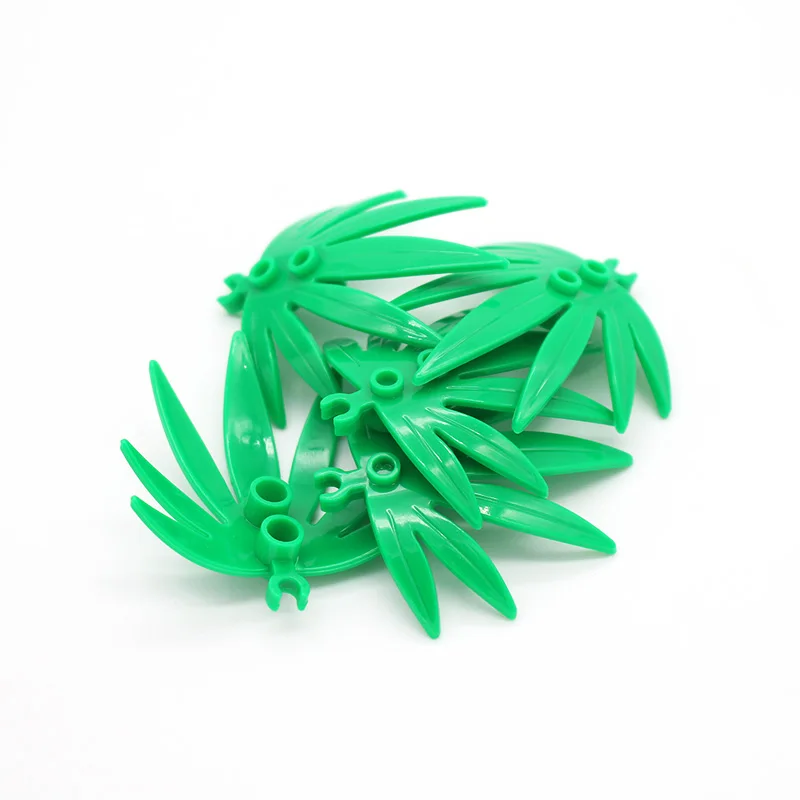 Moc Palm leaf Garden DIY 10884  Enlighten Building Blocks Block Bricks Compatible with Assembles Particles