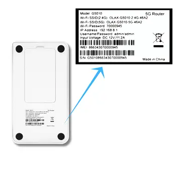 OLAX G5010 4g 1800mbps Bezdrátové CPE Vnitřní 5g router Wifi hotspot Odemčené routery 5g SIM router modem 8 nejlepší prodej 4G OLAX router - №3