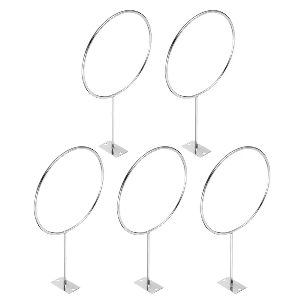 

5Pcs Durable Iron Basketball Wall Mount Holder Football Stand Multi-Purpose Sports Ball Storage Rack Basketball Accessories