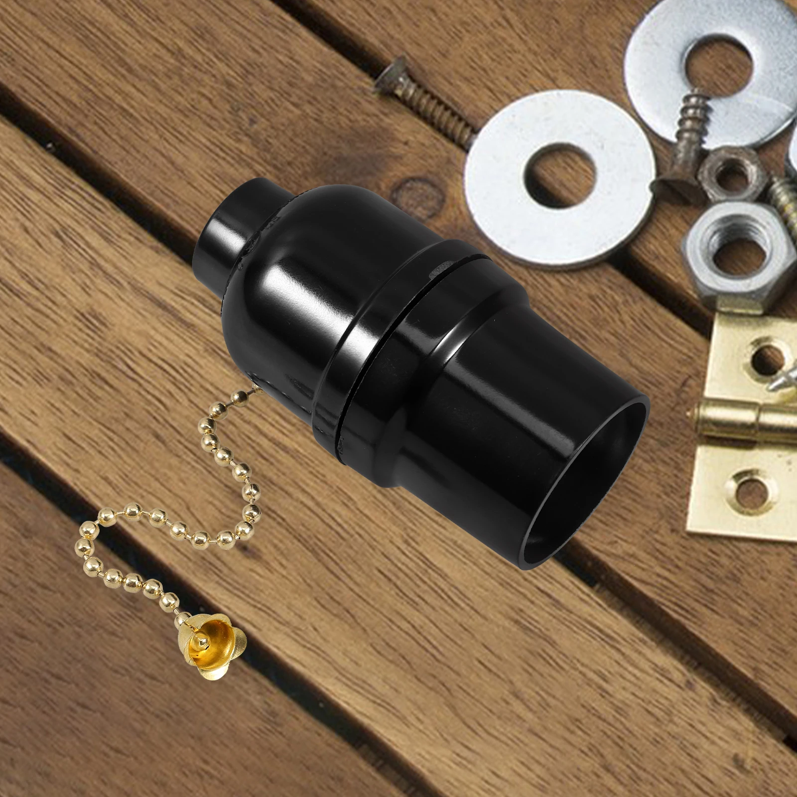 

Pull Chain Lamp Holder Socket Threaded Port Adapter for Ceiling Light Lampholder LampParts LampBasesAdapter