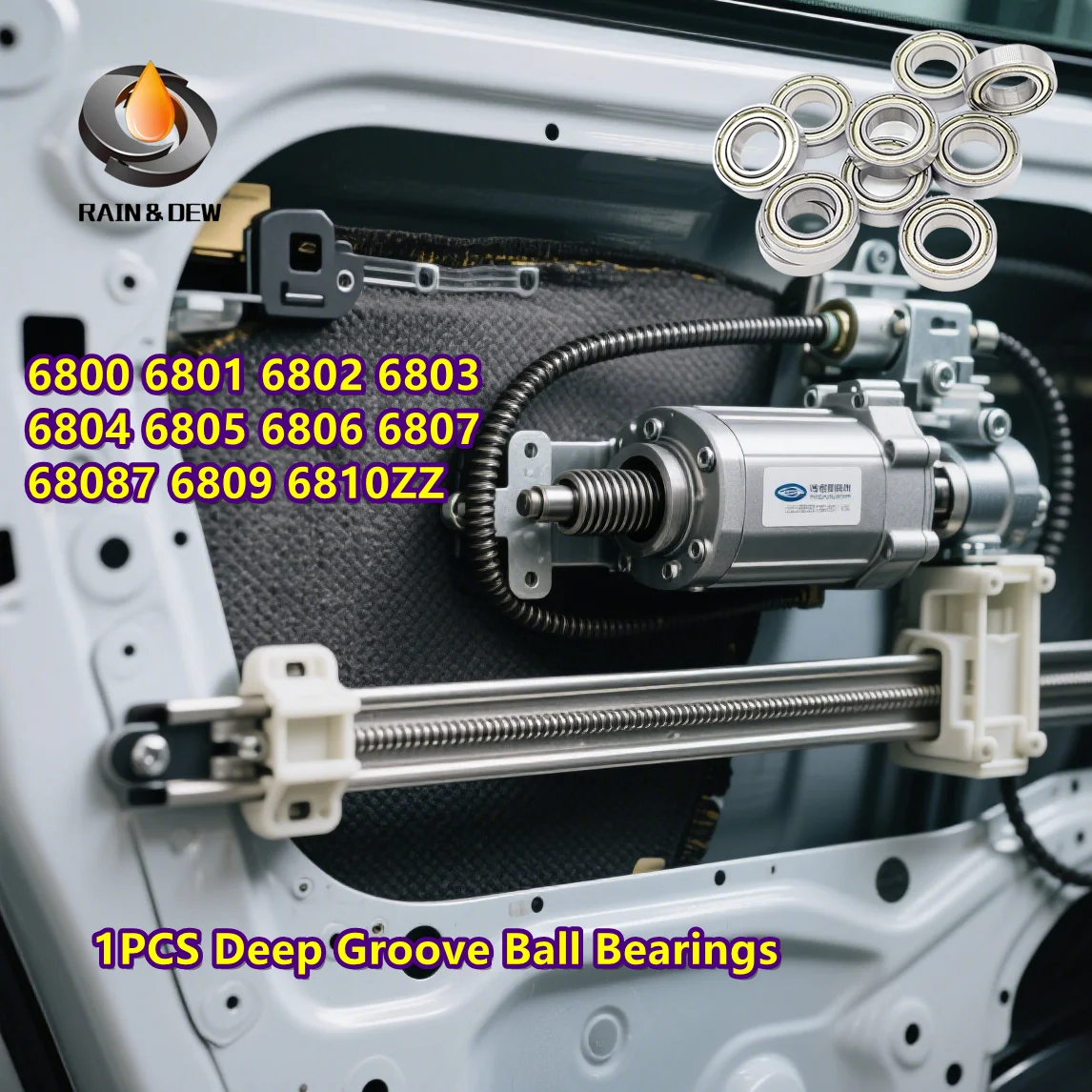 

1 шт. подшипник 6800 6801 6802 6803 6804 6805 6806 6807 68087 6809 6810ZZ радиальные шарикоподшипники