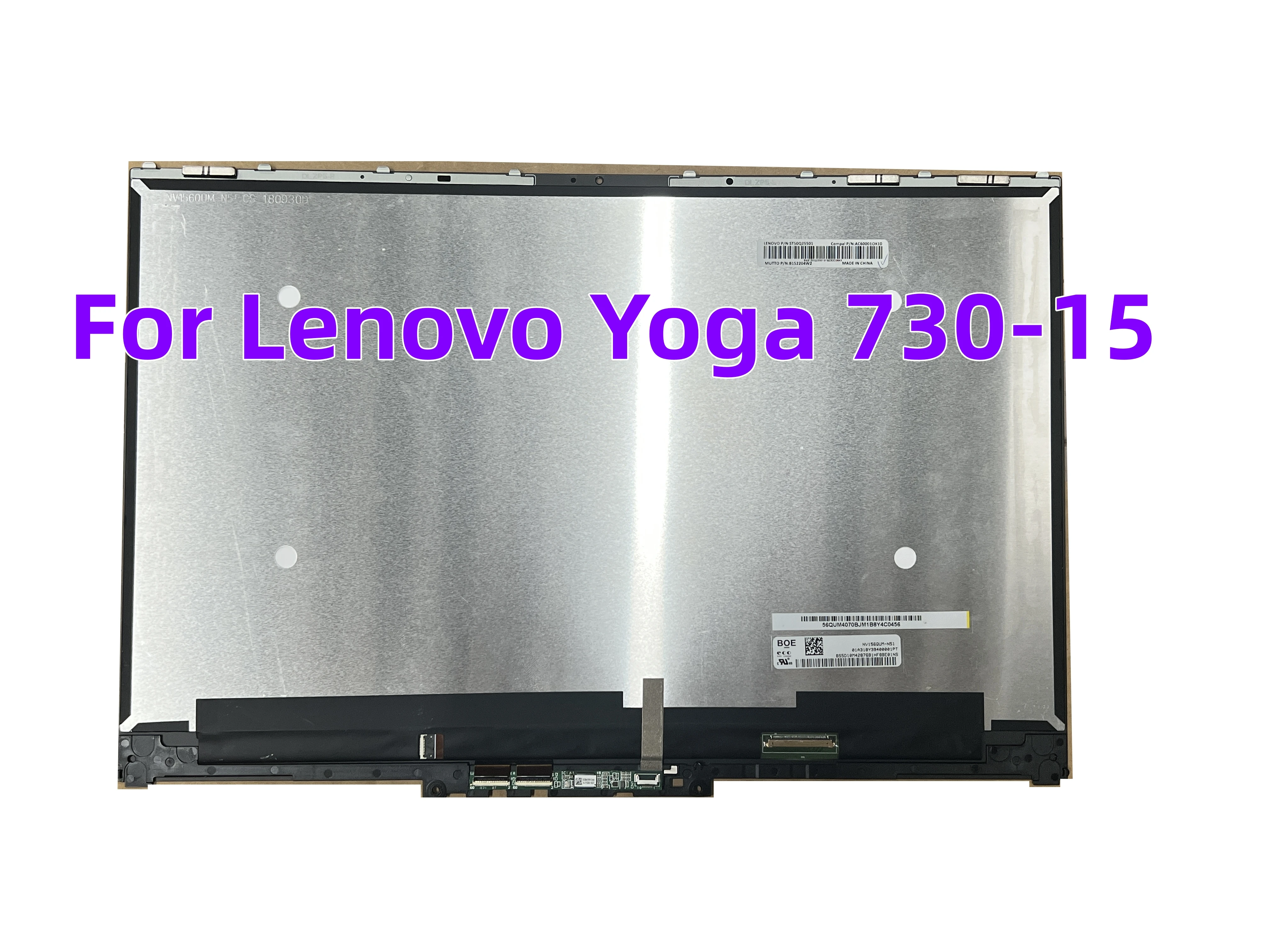 

Сменный сенсорный экран с рамкой для Lenovo Yoga 15,6-15 yoga 730 15 5D10Q89744 FHD 730 дюйма