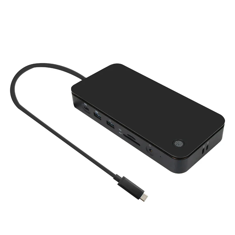 HDTV 4K 60hz Displayport 13 in 1 USB-C Dock USB3.1 10Gbps 1000Mbps RJ45 SD TF Reader MST Hub 13 Ports Type C Docking Station