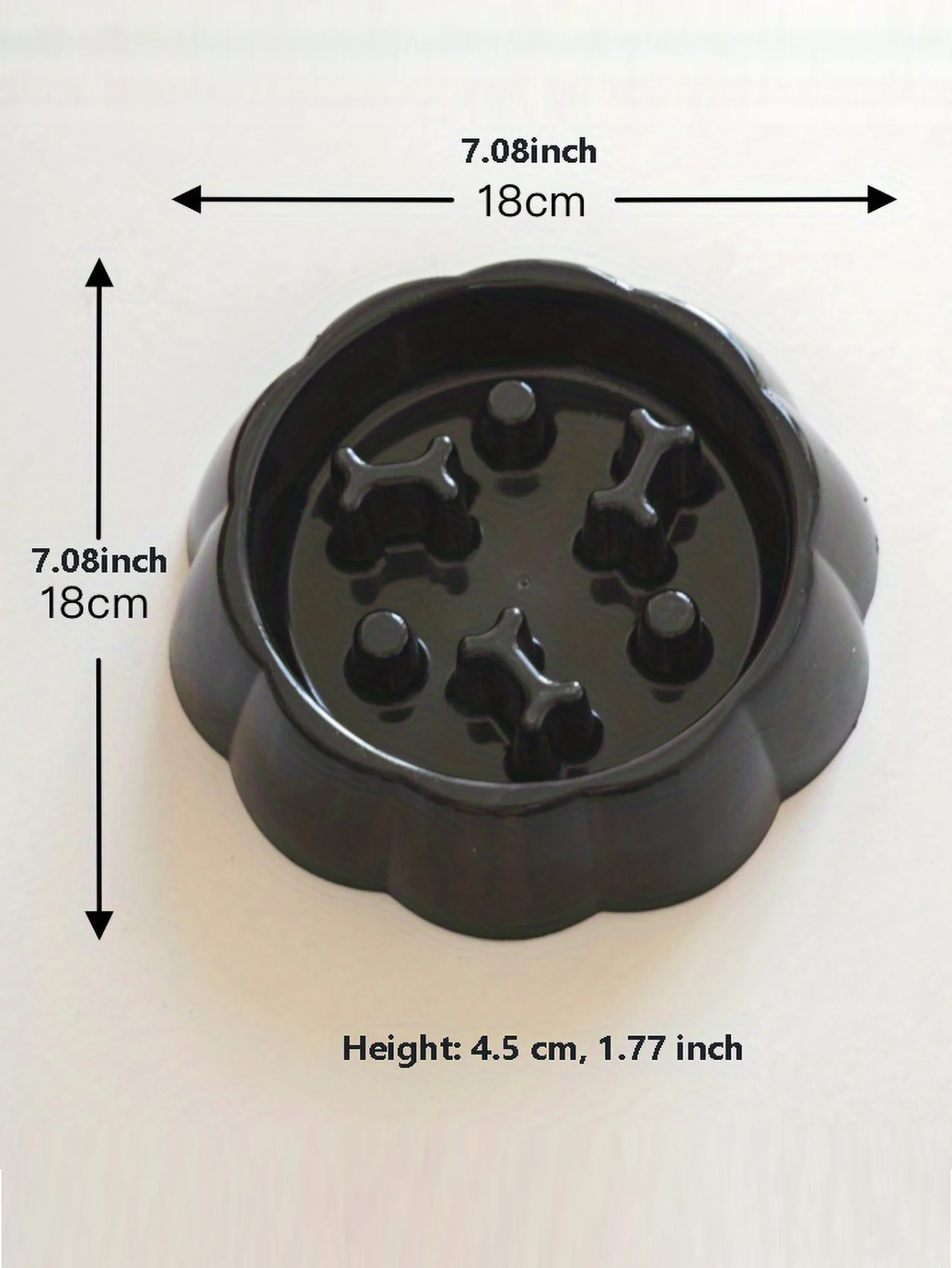 Slow Feeder Dog Bowls Anti-Choking Puzzle Dog Food Bowls for Slower Eating Personalized Dog Bowls for Medium Dogs and Cats, P