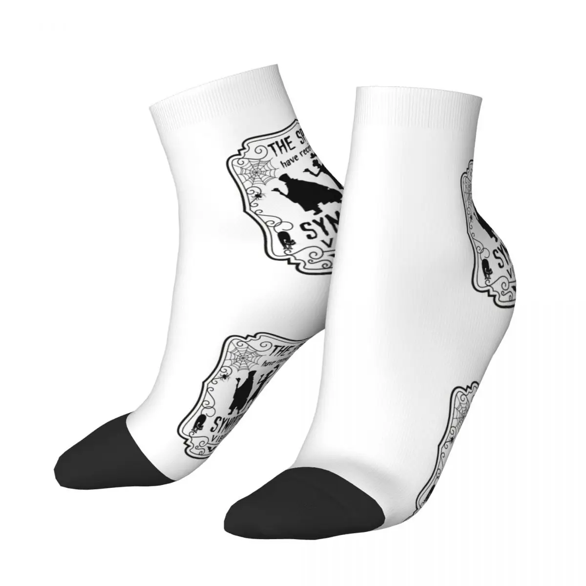 Haunted Mansion Dress Socks Mens Womens Warm Funny Novelty Halloween Grim Grinning Ghost Crew Socks