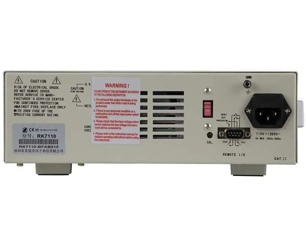 RK7112/RK7122 programmable withstand voltage instrument AC and DC 5KV high nsulatio