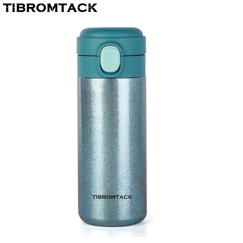 

Titanium Insulated Water Bottle with Flip Lid and Double Vacuum, Bpa Free, Keep Cold&Hot Drinks for 12 Hours