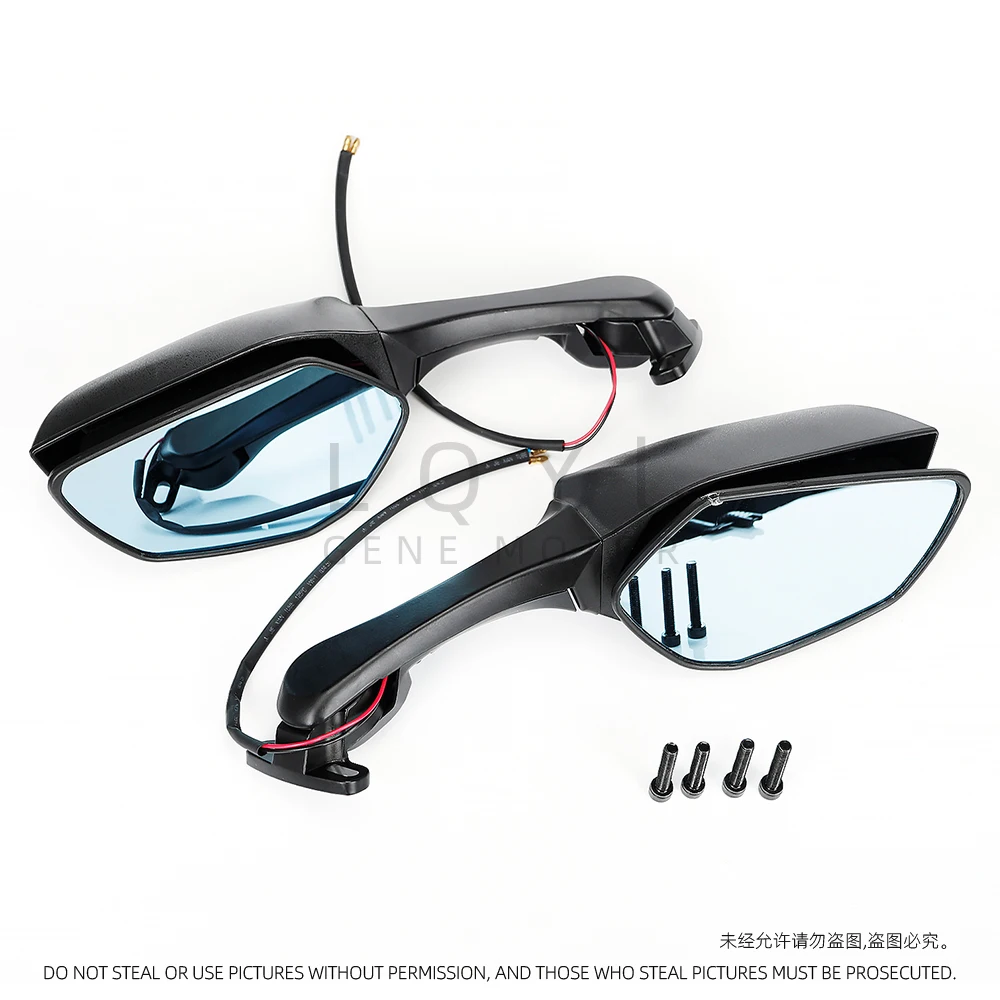 

Светодиодное зеркало заднего вида для мотоцикла со светодиодной подсветкой, боковые зеркала для Kawasaki Ninja ZX 10R ZX-10R 2011-2015 2016-2020 H2 2014-2015