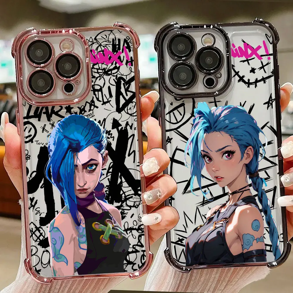 Hot Game A-Arcanes-Jinxs Anime Case For Samsung Galaxy A57 A56 A55 A54 A53 A52 A37 A36 A35 A34 A27 A26 A17 A16 A07 A06 5G Cover