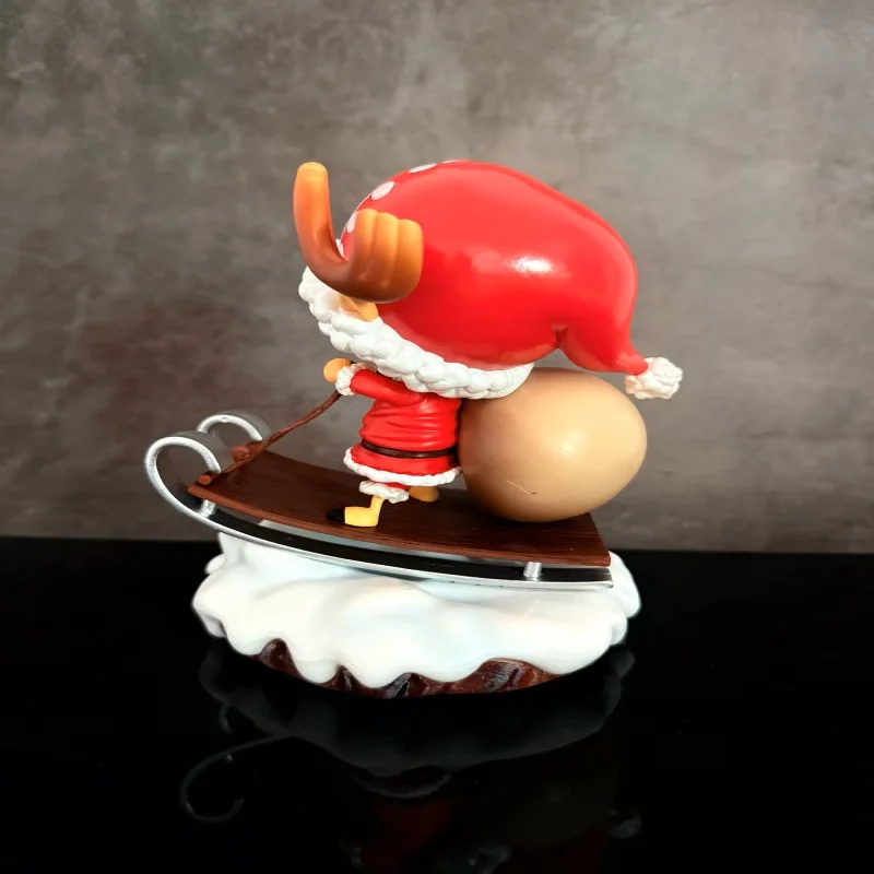 Genuine Christmas Tony Chopper Figures Anime Figure Ornament Decoration GK Statue Model Doll Toy Xmas Gifts For Kids